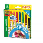 SES Creative Babymarkører, 8 farver - (S00299)