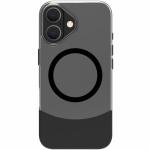 Celly Magdual MagSafe-kompatibelt skal iPhone 16 Svart + Transparent