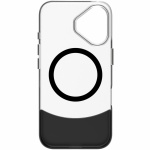 Celly Magdual MagSafe-kompatibelt skal iPhone 16 Svart + Transparent
