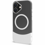 Celly Magdual MagSafe-kompatibelt skal iPhone 16 Vit + Transparent