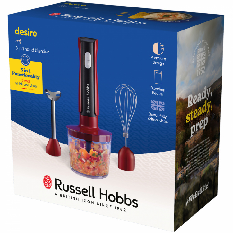 Russell Hobbs Stavmixer set 27140-56 Desire 3 in 1 Hand Blender Russell Hobbs Stavmixer set 27140-56 Desire 3 in 1 Hand Blender