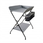 Babytrold Vera II Puslebord - Grå denim