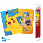 Abysse POKEMON - Sæt 2 plakater - Farverige figurer (52x38)