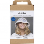 DIY Kit Håndarbejdssæt - Hækling - Chunky Bucket Hat (977646)
