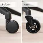 Desire2 Drejelige Rullehjul Universal Stole 22mm 5-pk Desire2 Drejelige Rullehjul Universal Stole 22mm 5-pk