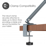 Desire2 Tabletholder Flex Arm Beslag til 12,9 Desire2 Tabletholder Flex Arm Beslag til 12,9