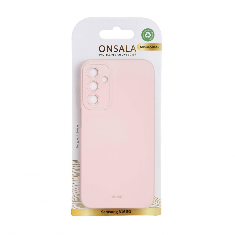 Onsala Mobilcover med silikonefølelse Chalk Pink - Samsung A16 4G/A16 5G Onsala Mobilcover med silikonefølelse Chalk Pink - Samsung A16 4G/A16 5G