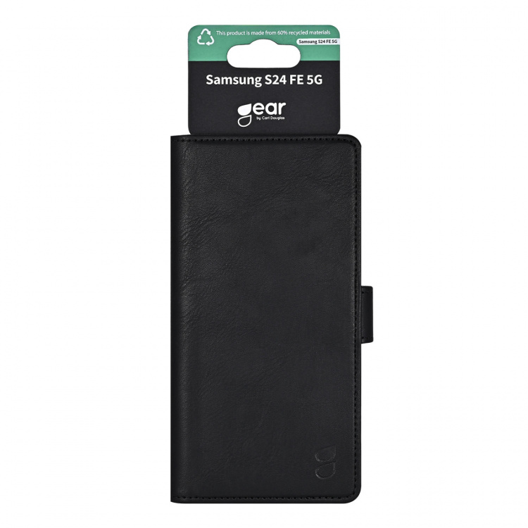 Gear Mobilcover 3 Kortrum Sort - Samsung S24 FE 5G
