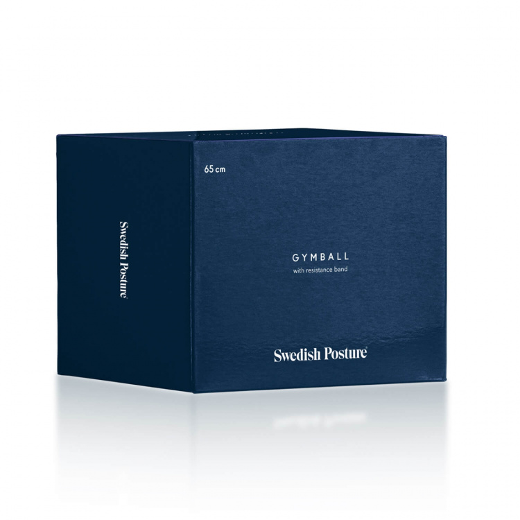 SWEDISH POSTURE Gymnastikbold med træningsbånd