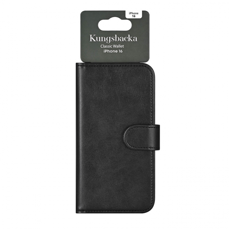 Kungsbacka Wallet 3 Kort Sort - iPhone 16