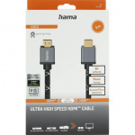 Hama Kabel HDMI Ultra High Speed 8K 48Gbit/s Metal Guld 5,0m