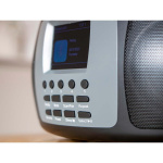 Lenco Bærbar DAB+/FM-radio med Bluetooth®-cd-afspiller og stort LCD-farvedisplay Sort