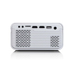 Lenco LCD-projektor med høj opløsning, understøtter Full HD 1080P-indhold Hvid Lenco LCD-projektor med høj opløsning, understøtter Full HD 1080P-indhold Hvid