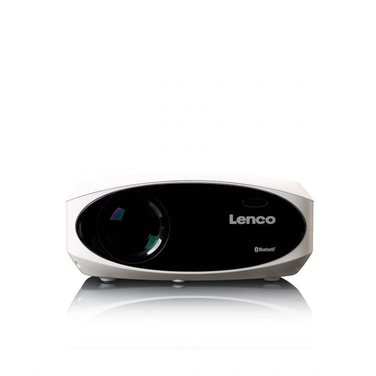 Lenco Full HD 1080P LCD-projektor med Bluetooth® Hvid