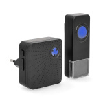 Nedis Trådløst Dørklokke Sæt | Strømforsyning | 100 - 240 V AC 50/60 Hz | 1x 23A 12V | Volume: 110 dB | Signalområde: 150 m | IP55 | Justérbar volume | 58 Melodier | 1 Modtager | Sort Nedis Trådløst Dørklokke Sæt | Strømforsyning | 100 - 240 V AC 50/60 Hz | 1x 23A 12V | Volume: 110 dB | Signalområde: 150 m | IP55 | Justérbar volume | 58 Melodier | 1 Modtager | Sort