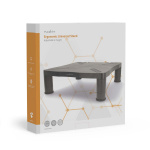 Nedis Monitor Stand | Ergonomisk: Yes | Maksimal bæreevne: 18 kg | Universal | Justérbar højde: Ja