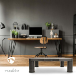 Nedis Monitor Stand | Ergonomisk: Yes | Maksimal bæreevne: 18 kg | Universal | Justérbar højde: Ja
