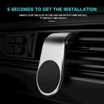 Maxlife MXCG-13 - Magnetisk bilholder til ventilationsgitter, sølv