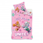 Paw Patrol Sengelinned - Juniorstørrelse 100x140 cm - Pigehvalpe Paw Patrol Sengelinned - Juniorstørrelse 100x140 cm - Pigehvalpe