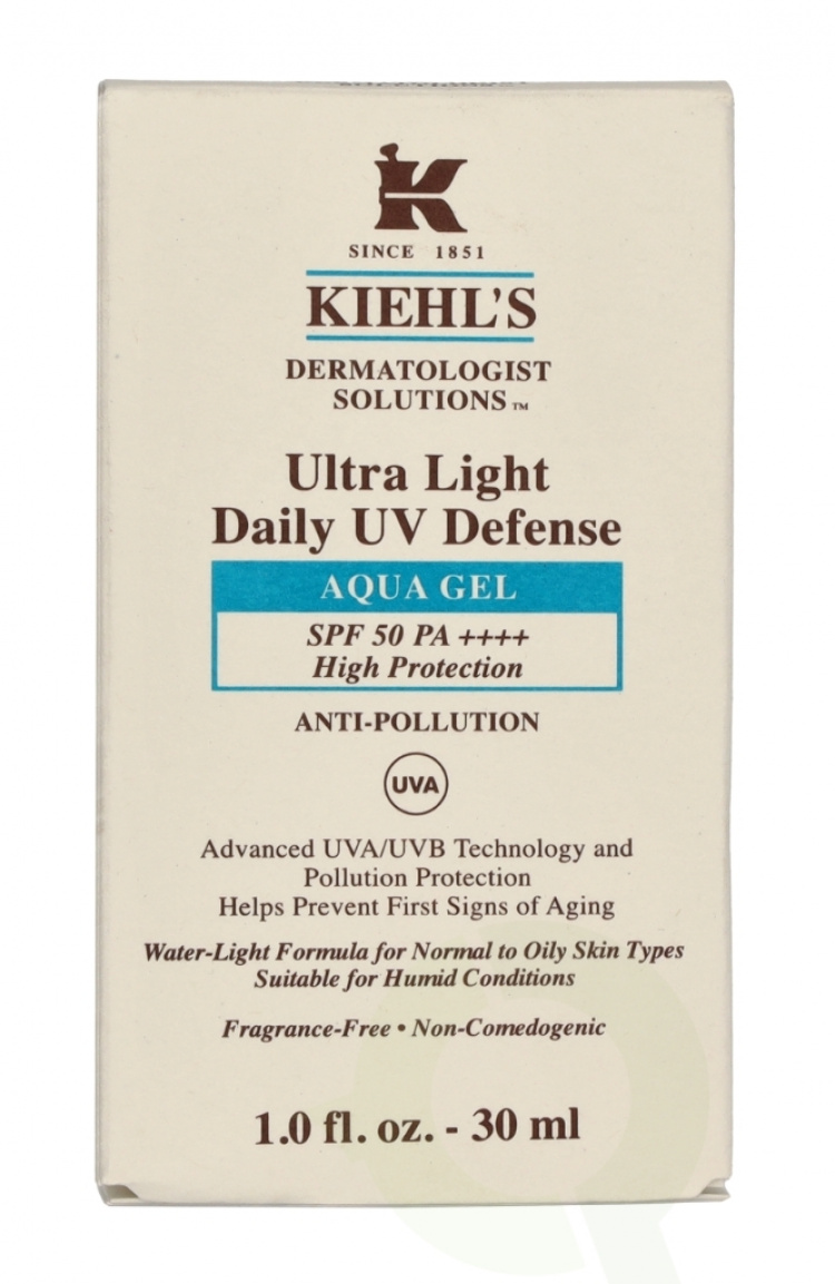 Kiehl\'s D.S. Ultra Light Daily UV Defense Aqua Gel SPF50 30 ml