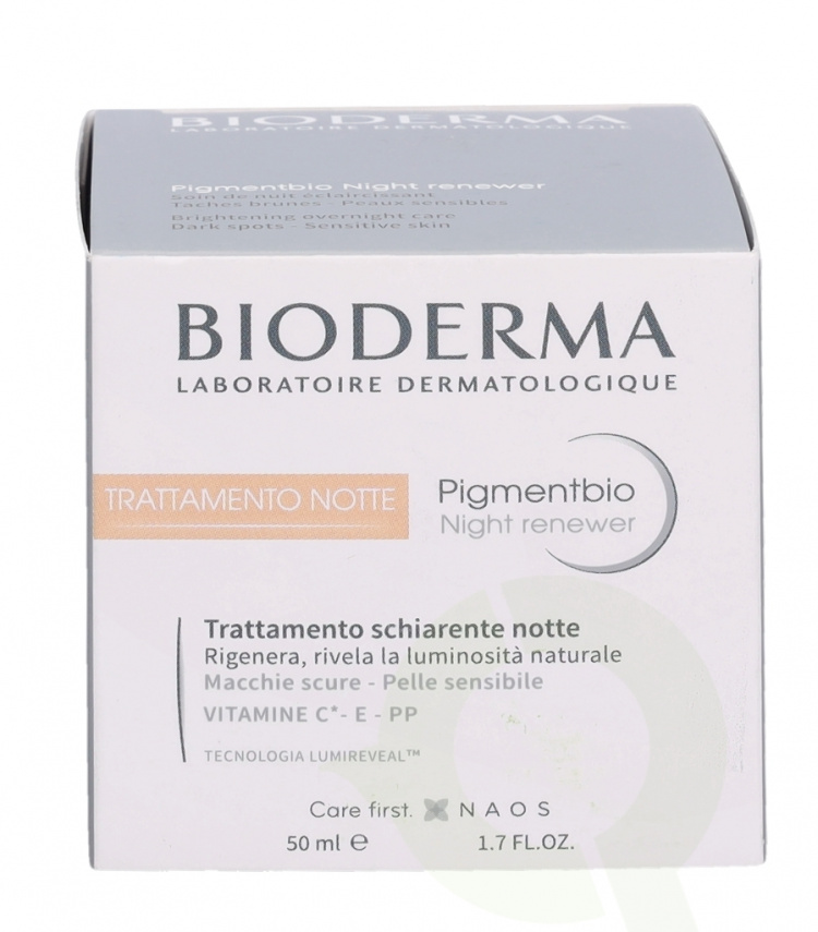 Bioderma Pigmentbio Night Renewer Brightening Overnight Care 50 ml