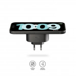 Zens Opladningsadapter Qi Trådløs Sort Zens Opladningsadapter Qi Trådløs Sort