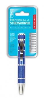 Kikkerland PRECISION 8-IN-1 skruetrækker ASSORTED (CD34-A) Assorteret