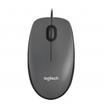 Logitech Mus M100 optisk - Sort - USB
