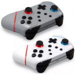 Hyperkin Nuchamp Wireless Controller - Switch/Oled (2in1 Pack) (Hvid, Wizard Silver)