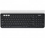 Logitech K780 Multi-Device Wireless Keyboard, grå/hvid (nordisk) Logitech K780 Multi-Device Wireless Keyboard, grå/hvid (nordisk)