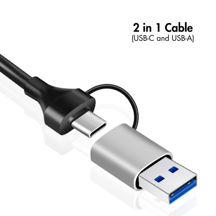 LogiLink USB-A/USB-C -> 2,5 Gigabit Nätverksadapter RJ45 LogiLink USB-A/USB-C -> 2,5 Gigabit Nätverksadapter RJ45