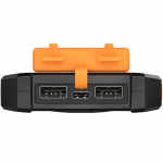 LogiLink Solcells-Powerbank 10.000mAh 2xUSB-A + USB-C in/ut 12W