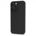 Celly Cromomag Soft rubber case MagSafe-kompatibelt iPhone 15 Pro Max Svart