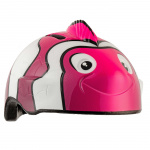 Crazy Safety Cykelhjelm med fisk - pink (49-55 cm) (102001-02) Crazy Safety Cykelhjelm med fisk - pink (49-55 cm) (102001-02)