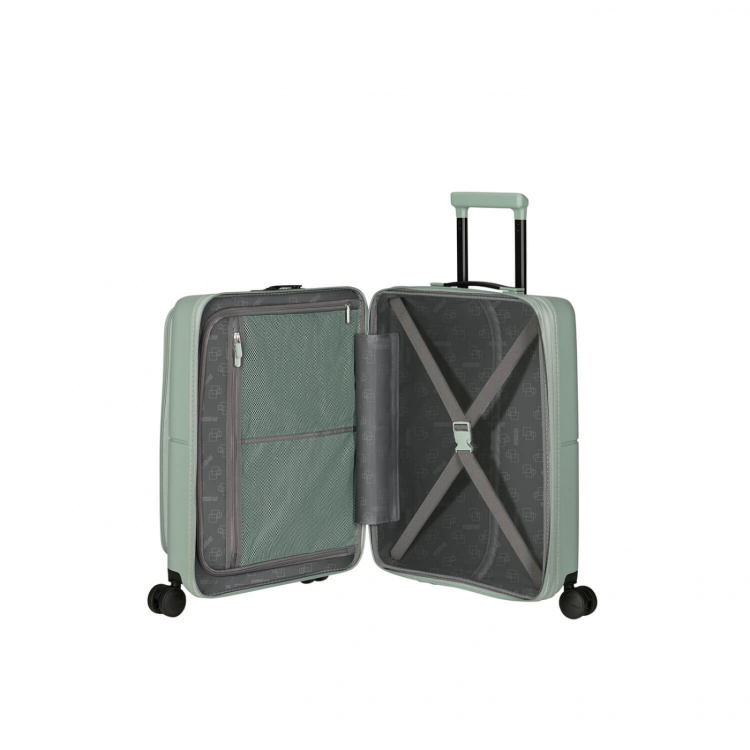 American Tourister Kabinekuffert DashPop Spinner 55/23 Front Pocket Laptop Iceberg Green