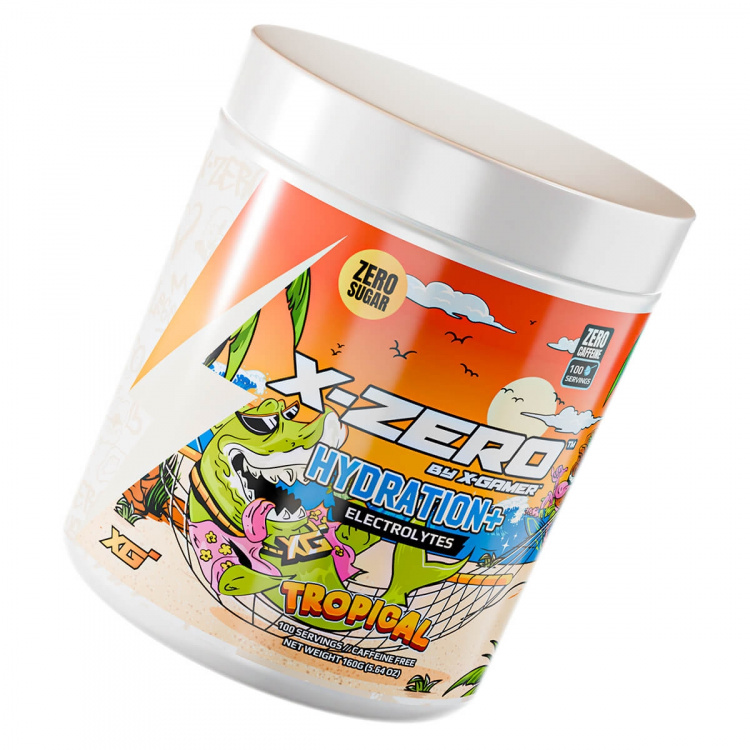 X-GAMER Energidrikpulver X-Zero Hydration+ 160 gram Tropical