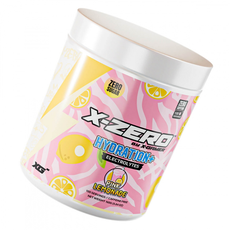 X-GAMER Energidrikpulver X-Zero Hydration+ 160 gram Pink Lemonade