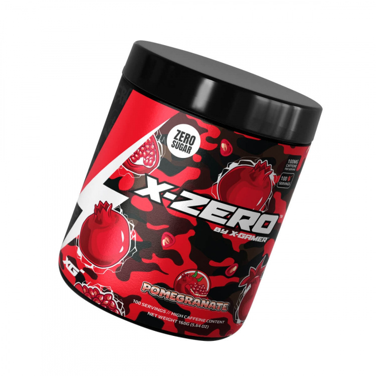 X-GAMER Energidrikpulver X-Zero 160 gram Pomegranate