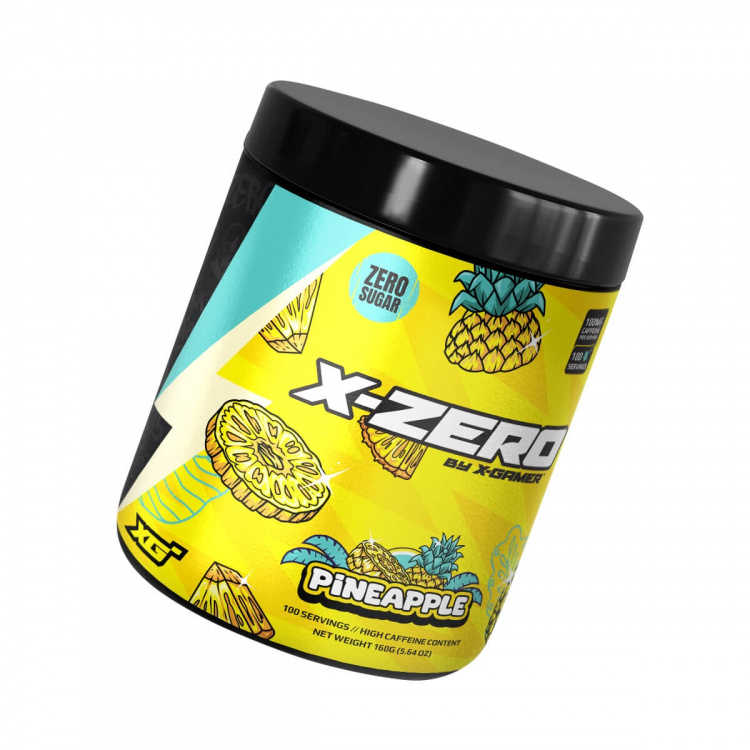 X-GAMER Energidrikpulver X-Zero 160 gram Pineapple