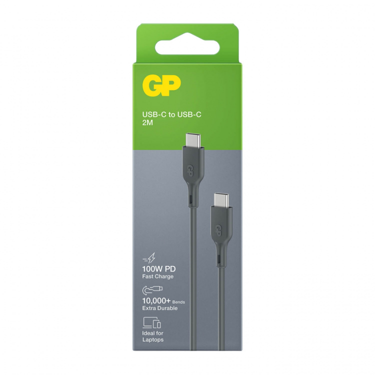 GP Kabel USB-C Til USB-C 100W CC2P 2m