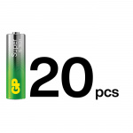 GP Batteri Super Alkaline AA LR6 20-Pak