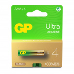 GP Batteri Ultra Alkaline AAA LR03 4-Pak