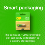 GP Batteri Ultra Alkaline C LR14 2-Pak