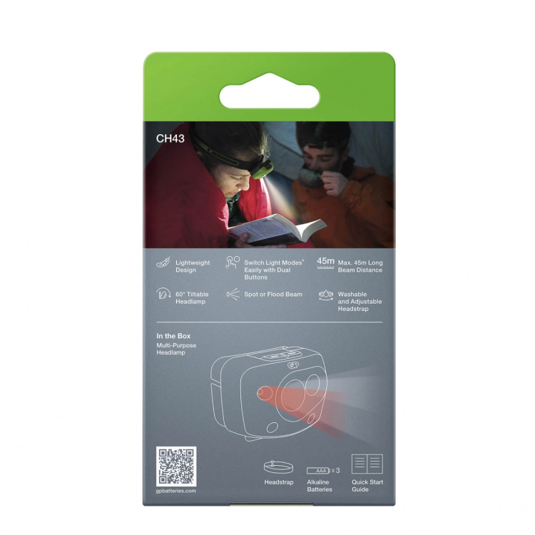 GP Forlygte Discovery CH43 150 Lm GP Forlygte Discovery CH43 150 Lm