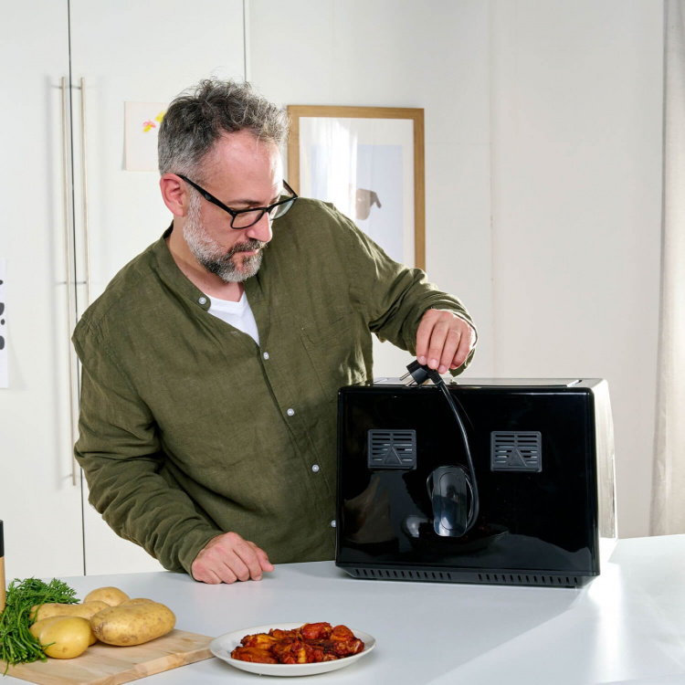 BLACK+DECKER Air Fryer Dobbelt 2500W BLACK+DECKER Air Fryer Dobbelt 2500W