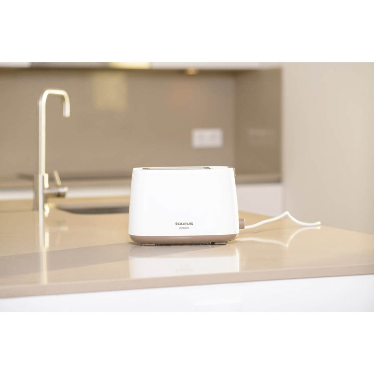 Taurus Brødrister Mytoast 2 Slots Hvid