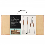 Mustang Grillsæt i Trækasse 3 stk