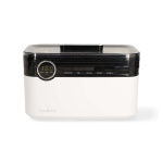 Nedis Ultrasonisk Smykke Renser | Strømforsyning | 220 - 240 V AC 50/60 Hz | 1.8 l | Hvid