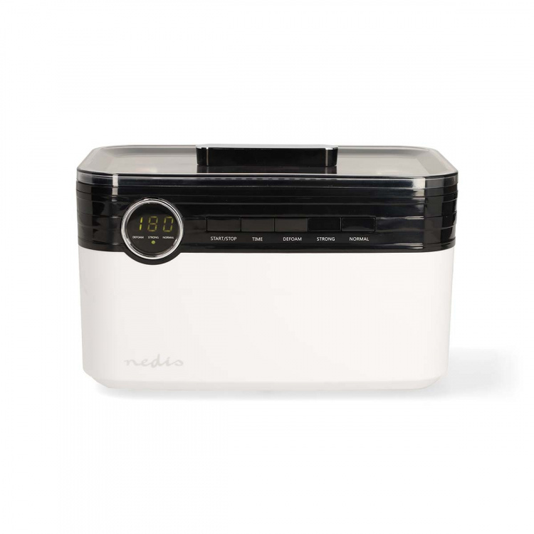 Nedis Ultrasonisk Smykke Renser | Strømforsyning | 220 - 240 V AC 50/60 Hz | 1.8 l | Hvid