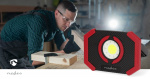 Nedis Arbejdslampe | 10 W | Batteri | 5 V DC | N/A | Opladningsbar | Lysvarighed: 10 h | 1000 lm | Lysområde: 30 m